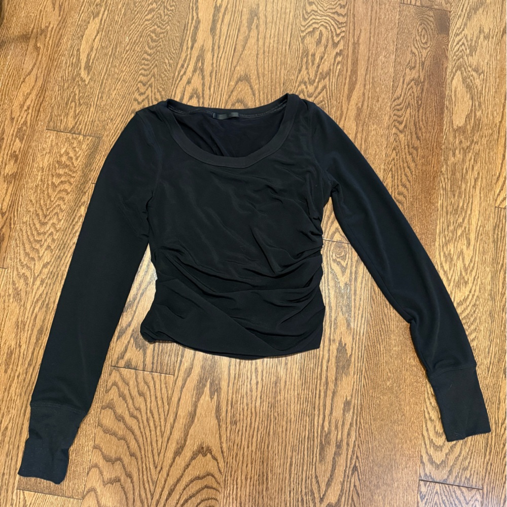Helmut Lang ruched top